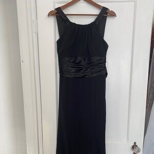 David’s Bridal Black Cocktail Party Evening Bridesmaid Dress
